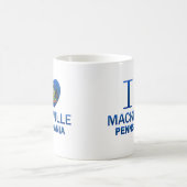私はMackeyville、PAを愛します コーヒーマグカップ (中央)