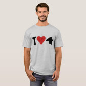 私はMajorca -スペインを愛します Tシャツ (正面フル)