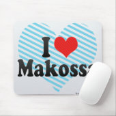 私はMakossaを愛します マウスパッド (マウス)