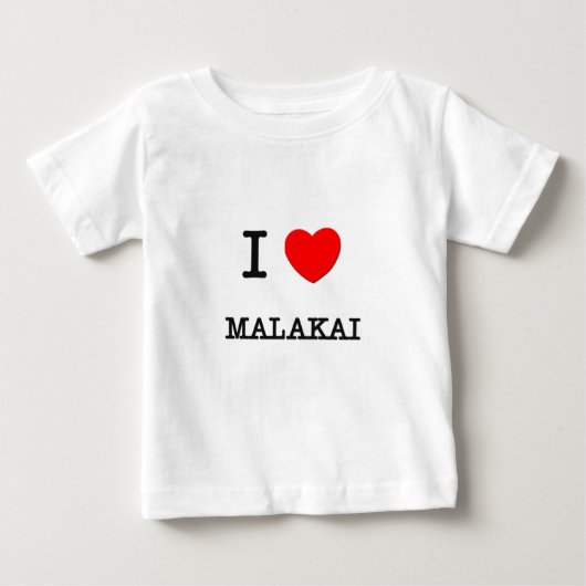 私はMalakaiを愛します ベビーTシャツ (正面)