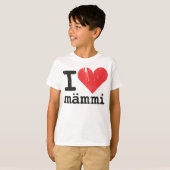 私はMämmiの子供のTシャツを愛します Tシャツ (正面フル)