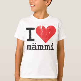 私はMämmiの子供のTシャツを愛します Tシャツ