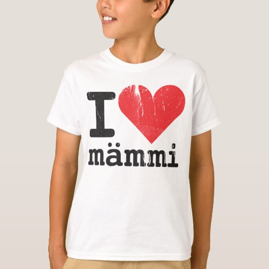 私はMämmiの子供のTシャツを愛します Tシャツ (正面)