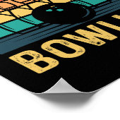 私はMan1のボーリングレトロである ポスター (角)