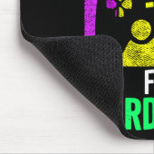 私はMardi GrasビデオゲーマーMens Bのゲームを一時停止 マウスパッド (コーナー)