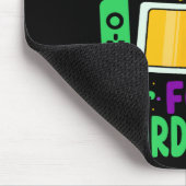 私はMardi GrasビデオゲーマーMens Bのゲームを一時停止 マウスパッド (コーナー)