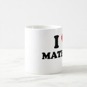 私はMatballを愛します コーヒーマグカップ (中央)