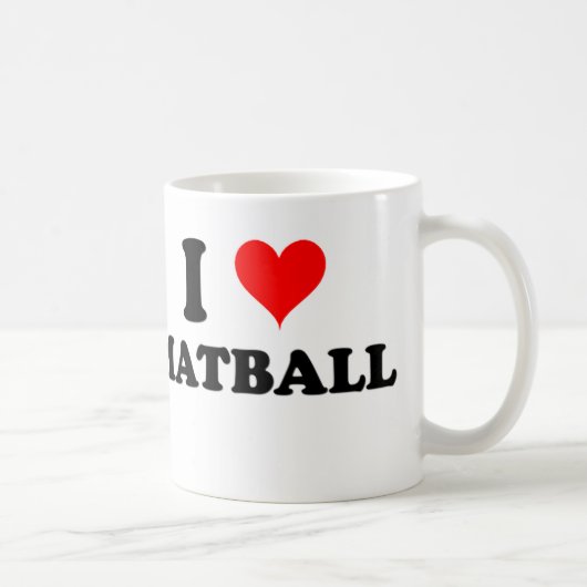 私はMatballを愛します コーヒーマグカップ (右)
