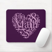 私はMathMousepadを愛します マウスパッド (マウス)