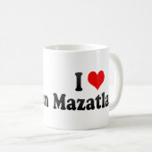 私はMazatlan、メキシコを愛します コーヒーマグカップ (正面右)