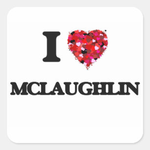 私はMclaughlinを愛します スクエアシール