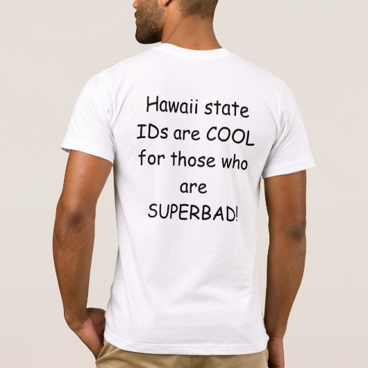 私はMcLovinオバマの出生証明書のワイシャツです Tシャツ (裏面)