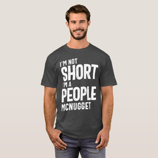 私はMcNuggetギフトの人々だおもしろい Tシャツ (正面フル)