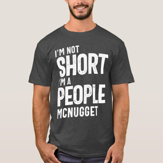 私はMcNuggetギフトの人々だおもしろい Tシャツ (正面)