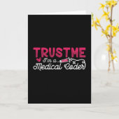 私はMedical Coder ICDコーディングプログラマである カード (黄色い花)