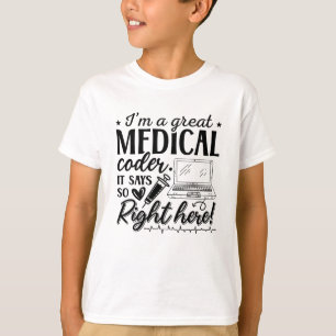私はMedical Coder ICDプログラマー素晴らしコーディングである Tシャツ