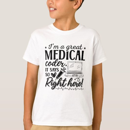 私はMedical Coder ICDプログラマー素晴らしコーディングである Tシャツ (正面)