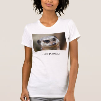 私はMeerkatsを愛します Tシャツ