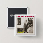 私はMeetinボタンを持っています 缶バッジ (正面&裏面)