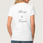 私はMelissaを愛します Tシャツ (裏面)