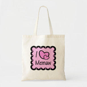 私はMemawのかわいいTシャツを愛します トートバッグ