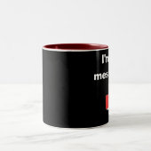 私はMeshuggahのマグとあります ツートーンマグカップ (中央)
