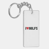 私はMILFSが大好き キーホルダー (正面左)