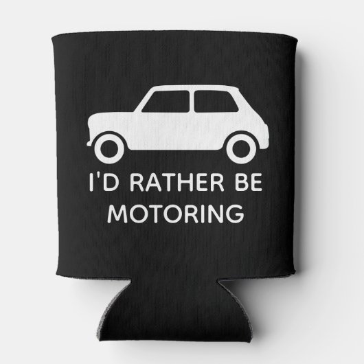 私はMini Car Blackをバイクで運転したい 缶クーラー (裏面)