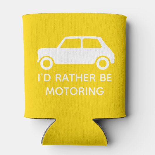 私はMini Cooper - Yellow - 缶クーラー (裏面)