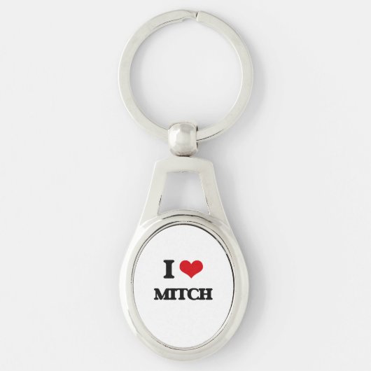 私はMitchを愛します キーホルダー (正面)