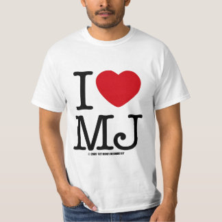 私はMJを愛します Tシャツ