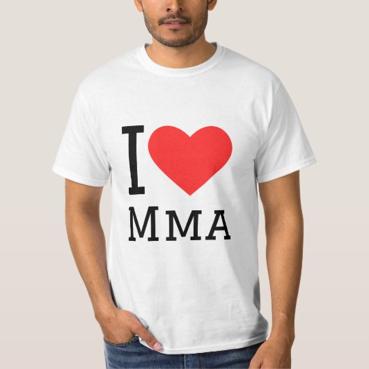 私はmmaが大好き tシャツ (正面)