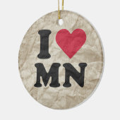 私はMNを愛します セラミックオーナメント (左)