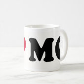 私はMOを愛します コーヒーマグカップ (正面右)