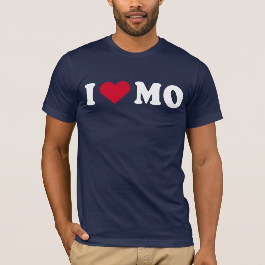 私はMOを愛します Tシャツ (正面)