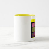 私はMolasを愛します: キルト ツートーンマグカップ (中央)