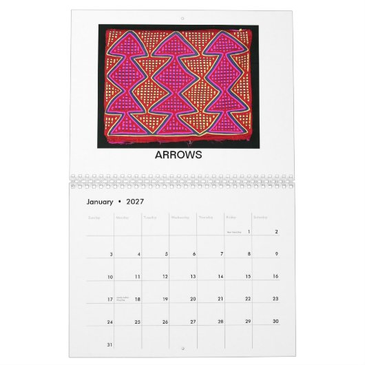 私はMOLAS 2013のカレンダーを愛します カレンダー (1月 2027)