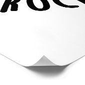 私はMold Time RockとRoll おもしろい Bread Puが好き ポスター (角)