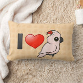 私はMoluccanオウムを愛します ランバークッション (ブランケット)