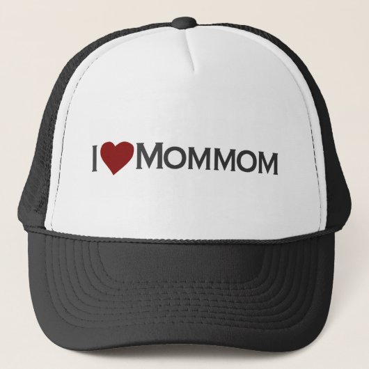 私はmommomを愛します キャップ (正面)