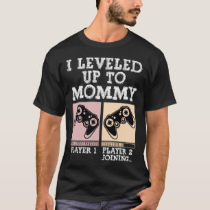 私はMommy Video Game Player Gamer Mothまでレベルアップ Tシャツ