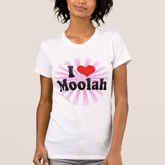 私はMoolahを愛します Tシャツ (正面)