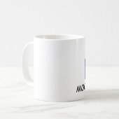 私はMOORESVILLEインディアナを愛します コーヒーマグカップ (正面左)