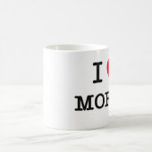 私はMoranを愛します コーヒーマグカップ (中央)