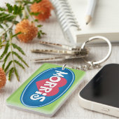 私はMORRIS Keychainを愛します キーホルダー (正面右)