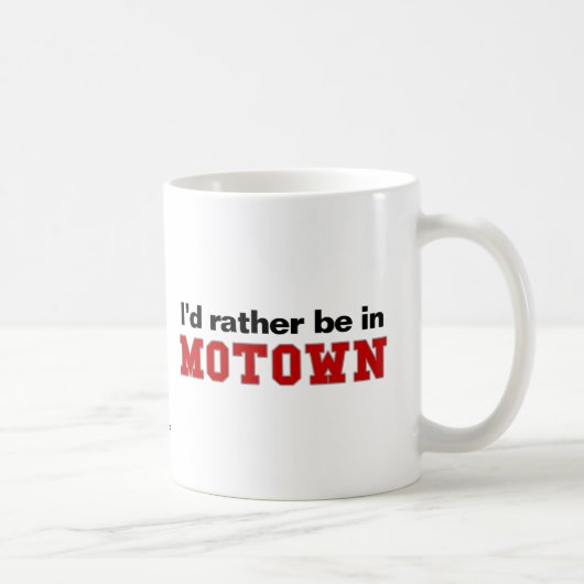私はMotownにむしろいます コーヒーマグカップ (右)