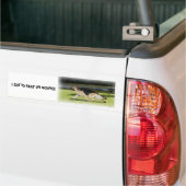 私はMOVINで保つために!得ました!! バンパーステッカー (トラック上)