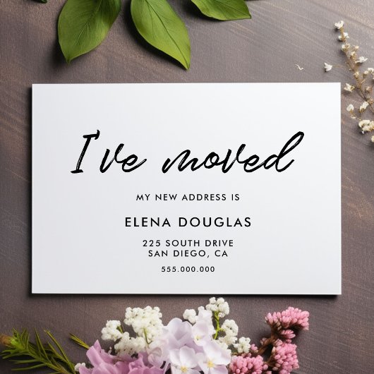 私はMoving発表を移モダン動した ポストカード