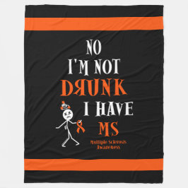 私はMSを飲持っていない。 フリースブランケット