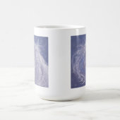 私はMSHines v1によってユニコーンで信じます コーヒーマグカップ (中央)